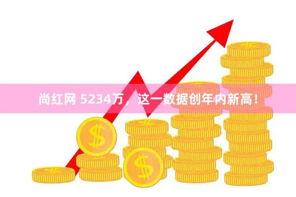 尚红网 5234万，这一数据创年内新高！